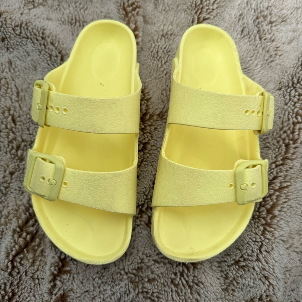 Birkenstock Yellow Sandals Comfortable Flip Flops